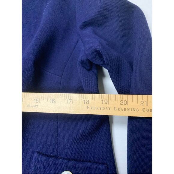 Vintage Wool Blazer style sweater - Picture 4 of 7